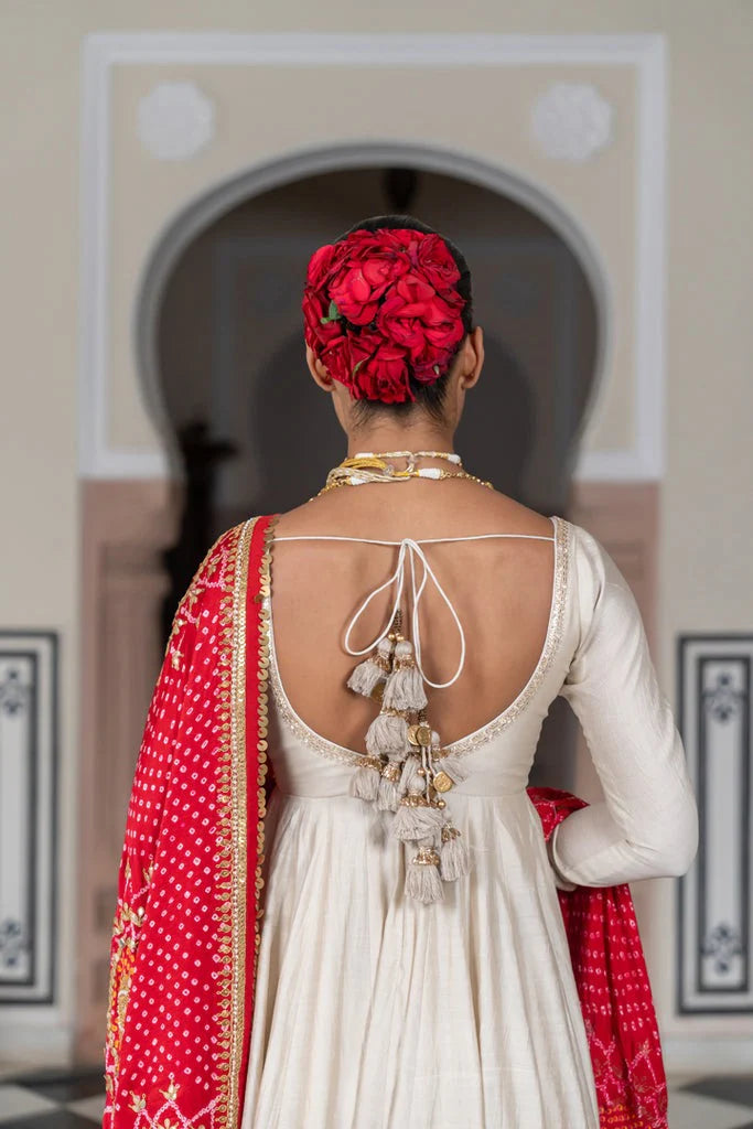 Designer Traditional Anarkali Suit Set for Weddings & Diwali Celebrations