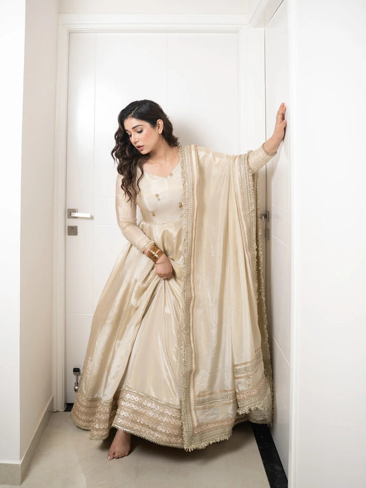 Elegant Anarkali Gown Set for Weddings & Diwali Celebrations